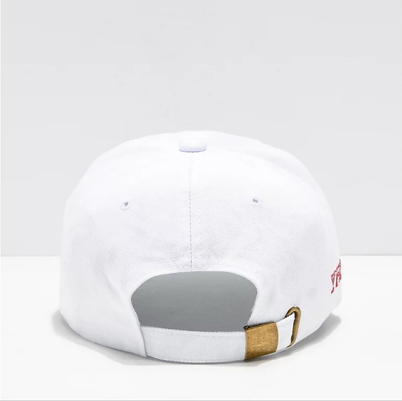 No Culture Vultures White Strapback Hat from YRN. - Picture 3 of 3